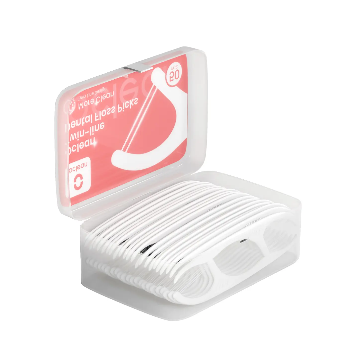 Oclean Twin-line Dental Floss Picks - 4ct - Image 4